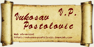 Vukosav Postolović vizit kartica